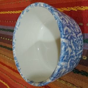 Vintage Roseville Ohio spongeware bowl